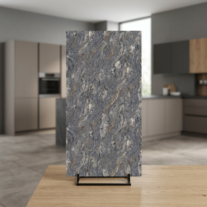 Roar Gris Double Charge Porcelain Tiles Glossy Finish Premium Flooring for Residential and Commercial Projects 60x120cm - Product Image 2