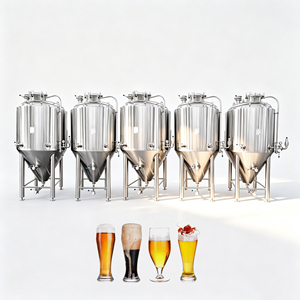 Tanque de Fermentación de Acero Inoxidable de 1000L, Fermentador Sanitario, Sistema de Fermentación de <span class=keywords><strong>Cerveza</strong></span>, Tanque de <span class=keywords><strong>Cerveza</strong></span> Brillante para Equipos de Cervecería - Product Image 1