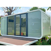 Maisonnette en bois pour enfants Apple Cabin, conteneur, intérieur/extérieur, hôtel, appartement, design moderne, garantie 5 ans