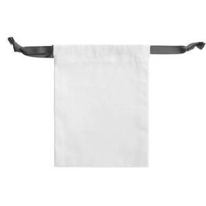 Pochettes cadeaux pour bijoux, sacs en toile épaisse avec cordon de serrage et ruban, logo personnalisé, cadeau de mariage pour les invités - Product Image 6