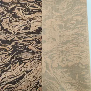 LEECORK Wholesale 0.4mm Eco Faux Leather Fabric Custom Natural Cork Fabric Leather For Shoes