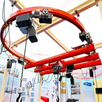 Grue légère KBK pour la ligne de fabrication d'appareils électroménagers, système de levage de composants, système de poste de travail modulaire sur rail en aluminium