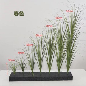 Erba Artificiale Ornamentale in <span class=keywords><strong>PVC</strong></span> Resistente ai Raggi UV e Ignifuga, Tipo Canna d'Onaglio, per Paesaggistica, Composizioni Floreali, Decorazioni da Giardino Esterno - Product Image 6