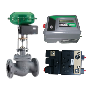 วาล์วควบคุมเครื่องมือวัดอุณหภูมิ Wuzhong ที่ปรับให้เข้ากันได้กับ Emerson Fisher แบบ Single-acting พร้อมระบบส่งกลับข้อมูล DVC2000 Smart Valve Positioner - Product Image 6