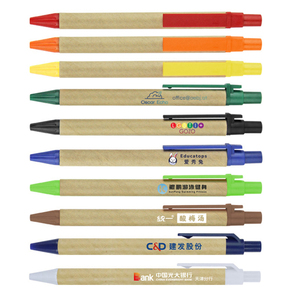 Penna a Sfera Ecologica Personalizzata con Logo Stampato, in Bambù, Punta da 1.0mm, <span class=keywords><strong>Scrittura</strong></span> Fluida, per Ufficio e Scuola - Product Image 3