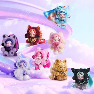 สินค้าขายดี ของแท้ 100% ตุ๊กตา Popmart SKULLPANDA ซีรีส์ My Little Pony น่ารัก จี้ห้อยกระเป๋า กล่องสุ่ม ของเล่นตุ๊กตาขนนุ่ม พวงกุญแจ สำหรับเด็กผู้หญิง - Product Image 4