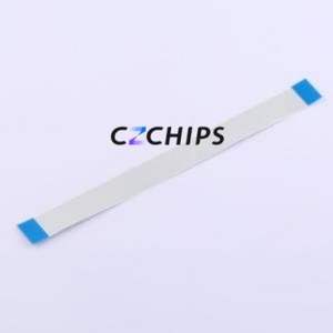 JS10A-12P-150-4-8 FFC Cable (Flexible Flat Cable) P=1mm Connector 12P 1mm 0.3mm Non-Inverting - Product Image 2