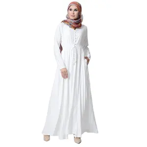 Vestido Maxi musulmán para mujer, caftán Dubai, Abaya elegante, venta al por mayor