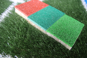 10% 13% 15% cao su nội dung EPDM hạt tái chế SBR nguyên liệu cao su <span class=keywords><strong>mulch</strong></span> Màu đường băng sân chơi tập thể dục phòng tập thể dục mặt đất - Product Image 2