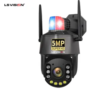 LS VISION 30X Zoom ottico telecamera di sicurezza esterna Wireless Auto Tracking visione notturna a colori IP 5MP HD WIFI telecamera PTZ