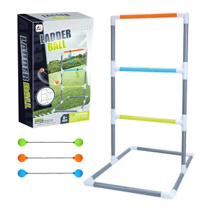 Hot Sale Kids Indoor Ladder Ball Game Outdoor Ladder Toss Game Set With Soft Rubber Balls For Family Yard Party Game