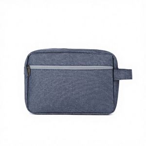 Bolsa de Aseo Cosmética para Hombre, Impermeable, con Cierre, Portátil, para Viaje, con Compartimento Separado para Artículos Húmedos y Secos - Product Image 4