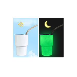 Commercio all'ingrosso magazzino USA 2oz 3oz bianco bianco bianco sublimazione <span class=keywords><strong>in</strong></span> acciaio inox colorato 2oz incandescente nel buio bicchiere bicchiere colpo di <span class=keywords><strong>vetro</strong></span> con coperchio di paglia - Product Image 6