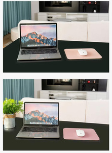 Wholesale Colorful Anti-Slip Double Size PU Leather Mouse <b>Pad</b> Custom Logo Size Non-Slip <b>Waterproof</b> Heat Resistant Mouse Mat - Product Image 5