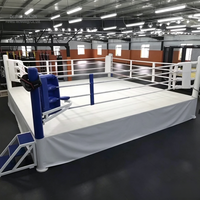 Anneau de boxe en acier galvanisé soudé anti-rouille, OEM ODM, logo personnalisé, pour salle de sport