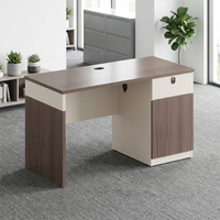 Bureau d'ordinateur moderne en bois, mobilier de direction de luxe pour PDG, ensemble de bureaux pour salle, personnalisation en usine, vente en gros