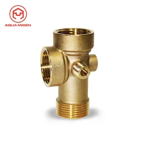 Low Brass 5 Way Connector Fitting for Pump Accessories