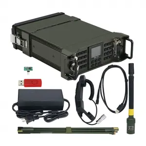 HamGeek TBR-119 المهنية كامل الفرقة Manpack راديو الإرسال والاستقبال مع وحدة GPS SDR