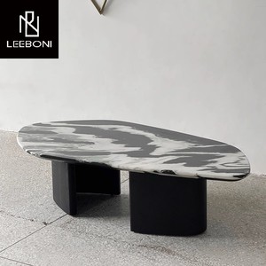 Mesa de centro triangular de mármol de lujo para sala de estar de diseño <span class=keywords><strong>minimalista</strong></span> moderno creativo - Product Image 2