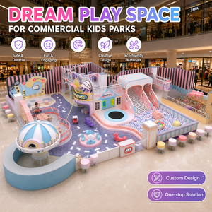 Equipo de Juegos Interior Comercial Personalizado, Piscina de Arena de Pellets de Madera para Niños, Centro de Juegos para Fiestas Infantiles - Product Image 1