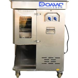 Machine à trancher et à déchiqueter la viande électrique horizontale commerciale à double lame pour carpaccio, porc, bœuf, poulet, poitrine de poulet - Product Image 2