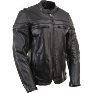 2025 Veste de moto en cuir noir de qualité supérieure pour femme avec protection CE Armor X-Large-Premium Auto Racing Wear - Product Image 3