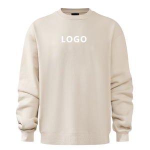 Áo len nam cổ tròn chất liệu cotton 100%, dáng rộng, màu trơn, tay áo trễ vai, trọng lượng 450g, mùa thu năm <span class=keywords><strong>2025</strong></span> - Product Image 1