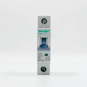 Neider NPM1-125 C25 serisi Mini devre kesici MCB 1P 125 amper