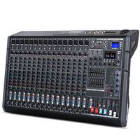 Console de mixage audio professionnelle Biner PG18 intégrée à 18 canaux avec réglage équilibré à 7 segments pour les grandes performances scéniques