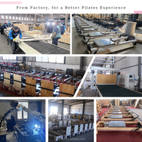 Reformer de Pilates de Aluminio de Lujo, Equipo Profesional de Grado Estudio con Acolchado de Alta Densidad y Deslizamiento Silencioso