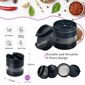 Molino de Hierbas de Aluminio de Alta Calidad con Logotipo Personalizado, Gran Capacidad de Almacenamiento, Accesorios para Fumar - Product Image 2