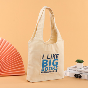 Bán buôn giá rẻ của phụ nữ tote túi với tùy chỉnh in Logo bông vải vận chuyển túi Phụ nữ túi xách phụ nữ - Product Image 4