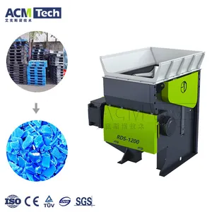 ACMTECH Efficient and Durable Industrial Shredder Machine for Waste Recycling in Plastic Metal and Tire Industries