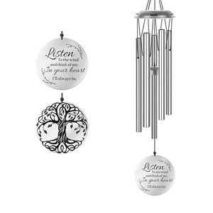 Campanas de Viento de Aluminio con Sonido Claro, Adorno Colgante, Decoración para Exteriores, Regalo Conmemorativo para el Hogar y Festividades - Product Image 1