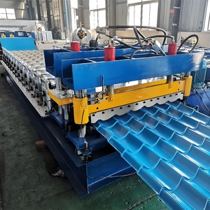 Avita tráng men ngói lợp sắt tấm cuộn tạo thành máy kim loại tấm Roof <span class=keywords><strong>Panel</strong></span> ngói máy làm tấm mái Máy làm - Product Image 5