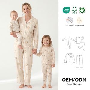 OEM ODM 家庭配套睡衣 高端天丝睡衣 母婴睡衣制造商 - Product Image 2