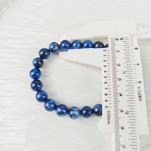 공장 가격 크리스탈 치유 돌 연마 <span class=keywords><strong>Kyanite</strong></span> 팔찌 선물 또는 보석 기념품 - Product Image 5