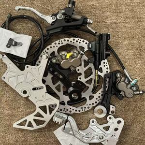 Kit de Soporte de Freno de Disco Trasero de Aleación de Aluminio de 240 mm con Doble Caliper, Acabado en Óxido Anódico, para Surron LBX Talaria, Modelo Ultra Bee Modificado - Product Image 6
