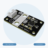 Module d'horloge temps réel RTC DS1307, module électronique I2C avec batterie de secours pour projets de synchronisation Arduino