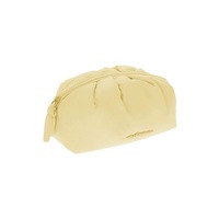 Pochette à maquillage matelassée personnalisée pour femme, trousse de toilette matelassée, pochette plate matelassée à bulles, pochette à maquillage avec fermeture éclair, trousse à cosmétiques