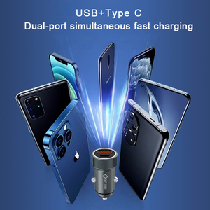 Caricabatterie per Auto Melinku 30W QC 3.0 a Doppia Porta in Lega di Alluminio, <span class=keywords><strong>18W</strong></span> USB-C e USB-A Ricarica Rapida PD 3.0, Garanzia 12 Mesi - Product Image 4