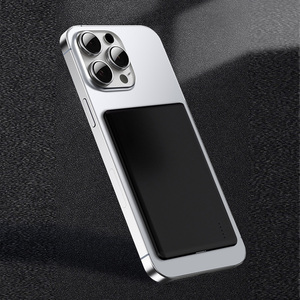 Портативный ультра тонкий PD 15 Вт быстрая Магнитная Беспроводная зарядка Power Bank с портом Type-C алюминиевый корпус для мобильного телефона - Product Image 1
