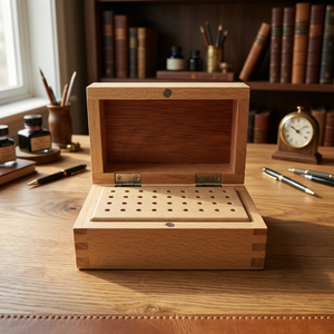 Eagle Burs 36-Hole Jewelry Making Machine Premium <b>Tools</b> Supplies Kit with <b>Wooden</b> <b>Box</b> and Jewelry Polishing - Product Image 2