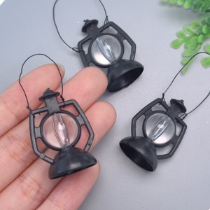 Mini Lámpara de Queroseno Negra de 35 mm de Alto, Linterna en Miniatura, Accesorios de Decoración para Casa de Muñecas, Escala 1:12 - Product Image 3