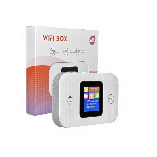 4G Portable Mobile 2.4G Wi-Fi In-Car MiFi Hotspot Sharing Modem Pocket Router with SIM Card Slot
