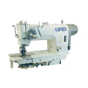 จักรเย็บผ้าอุตสาหกรรม จักรเย็บผ้า UND-8430 -HD3 จักรเย็บผ้าเข็มคู่แบบขับเคลื่อนโดยตรงพร้อมทริมเมอร์ UBT