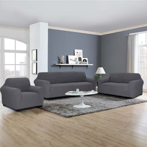 <span class=keywords><strong>Funda</strong></span> de Sofá Seccional Moderna Antideslizante con Patrón Jacquard Geométrico Sólido, Tamaño Personalizable - Product Image 1