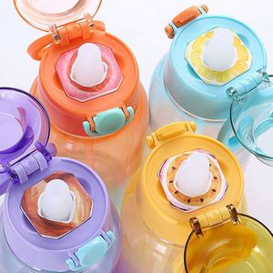 ขวดน้ำพลาสติกสำหรับโรงเรียน ปลอดสาร BPA รสผลไม้ เป็นมิตรกับสิ่งแวดล้อม เกรดสำหรับอาหาร - Product Image 5