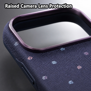 Funda de Cuero Premium a Prueba de Golpes para <span class=keywords><strong>iPhone</strong></span> 18 Pro Max, con Tecla de Acceso Rápido Sensible a la IA, Diseño de Puntos, Parachoques Magnético - Product Image 3