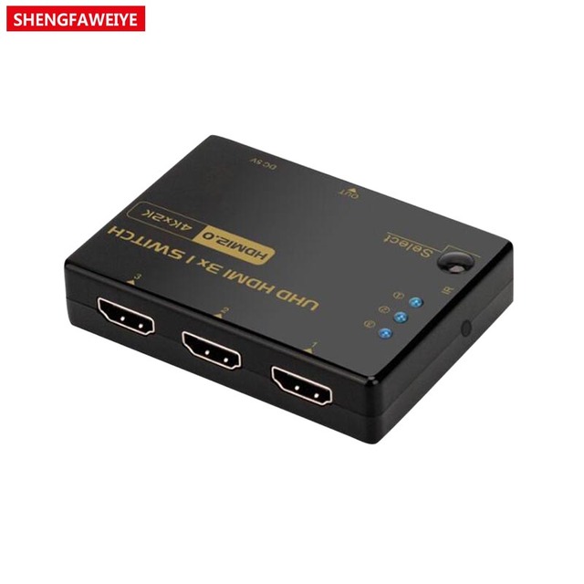 SHENGFAWEIYE HD M I Switcher Video Converter Junction Box Enclosure ABS Material IP54 Protection Black Polished Surface Model